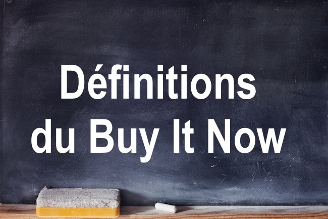 Définitions du buy now